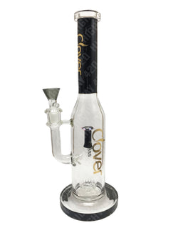 Clover Percolator Straight Glass Bong