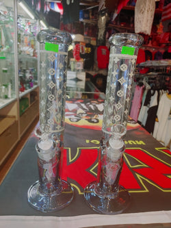 LV DESIGNER GLASS BONG