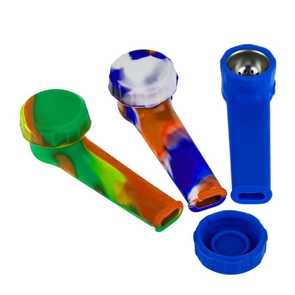Spoon Silicone Metal Bowl Pipe