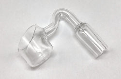 Quartz Glass Angled Top Banger 90° | Male Joint | 14mm