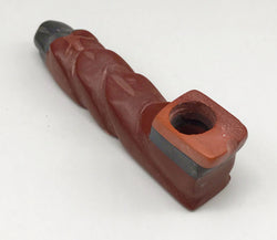 Red Spoon Soapstone Pipe