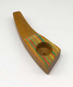 Curved Spoon Wooden Pipe